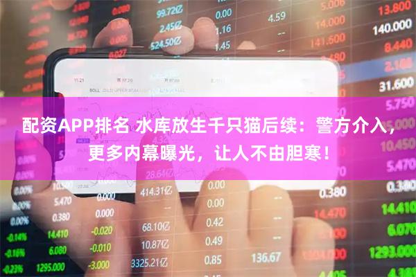 配资APP排名 水库放生千只猫后续：警方介入，更多内幕曝光，让人不由胆寒！